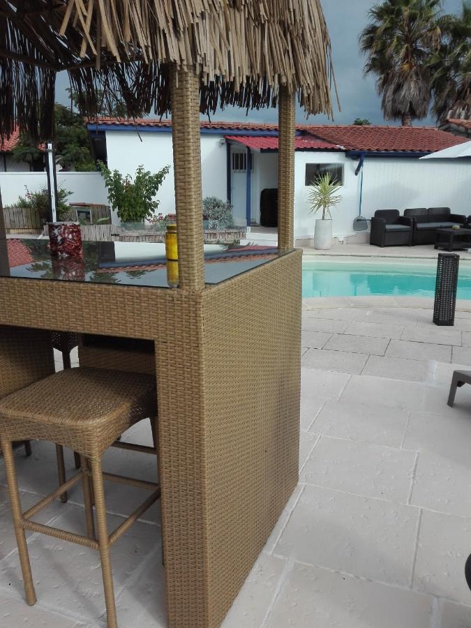 Chalet Zure Ondoan - Spa Et Piscine Chauffee Tarnos Esterno foto