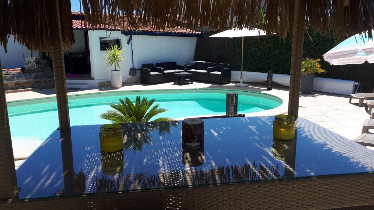 Chalet Zure Ondoan - Spa Et Piscine Chauffee Tarnos Esterno foto