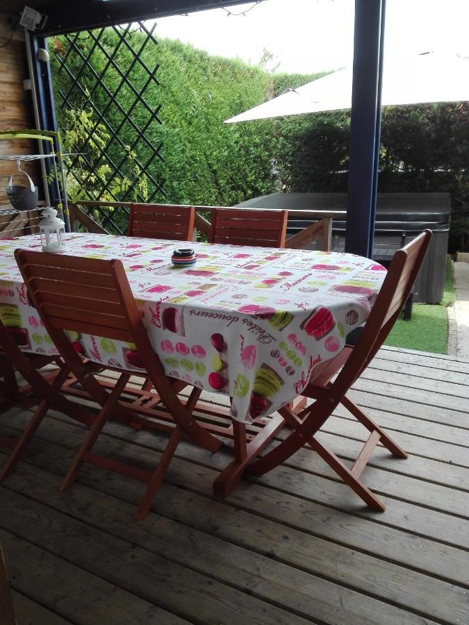 Chalet Zure Ondoan - Spa Et Piscine Chauffee Tarnos Esterno foto